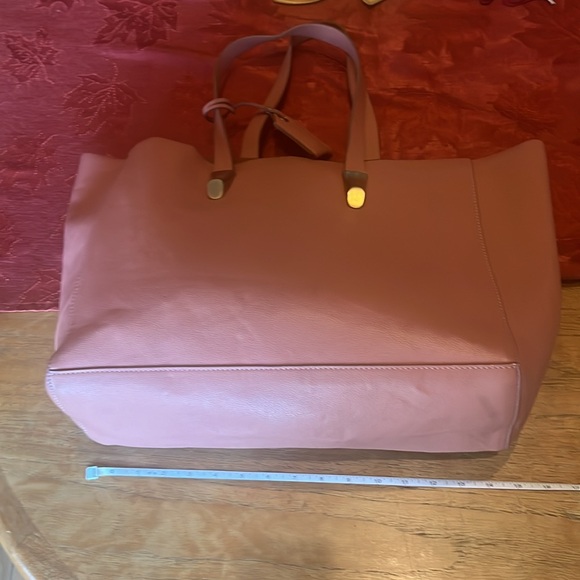 ZARA LARGE WOMAN VEGAN LEATHER TOTE - Picture 11 of 13
